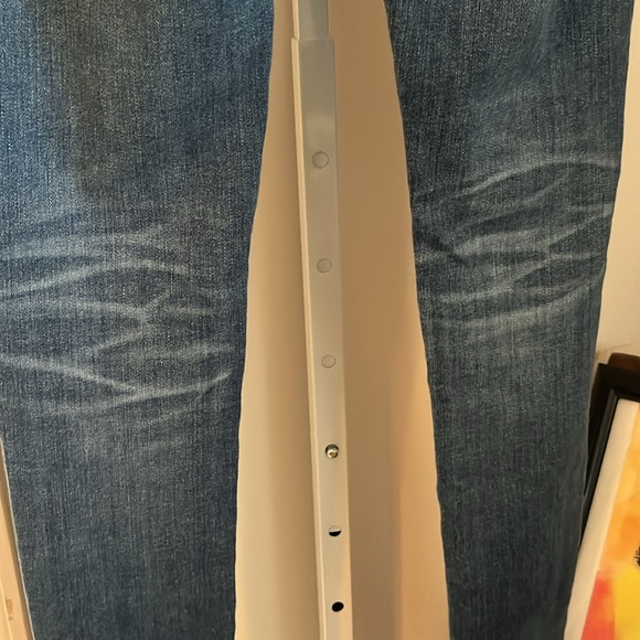 AG-ED DENIM LEGGING SUPER SKINNY ANKLE. SIZE 23. NWOT MEDIUM WASH. - Picture 6 of 13